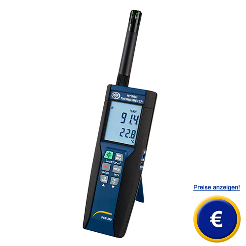 Przises Hygro-Thermometer PCE-330: Hier weiter zum Produkt