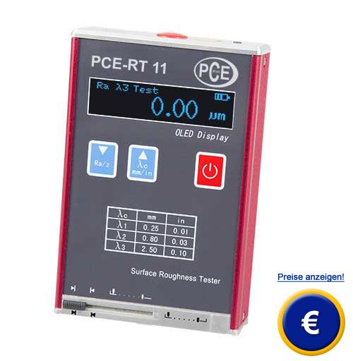 Rauhigkeitsmessger�t PCE-RT 11