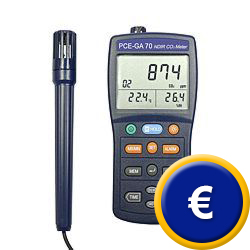 Abbildung des Raumluftqualit�t Messger�t PCE-GA 70