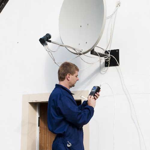 Sat-Finder zum einfachen und schnellen Ausrichten von Sat-Anlagen.