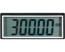 Das sehr kontrastreiche Display der Schublehre PCE-DCP 300E