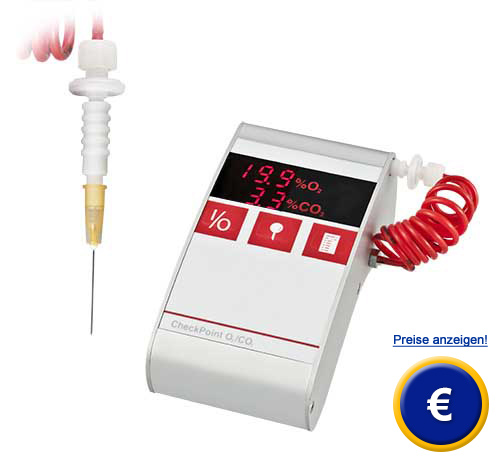 Schutzatmosphären Tester Check Point mit Einstechnadel