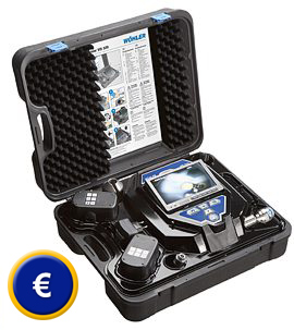 Videoskop / Endoskop mit 7 Zoll TFT-Display