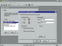 Ob Trend-Darstellung oder numerische Darstellung: Software zum Staubmessger�t