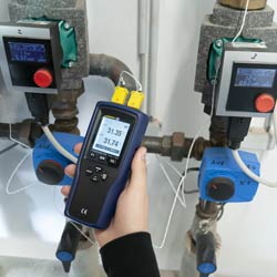 Heizungsanlagenberwachung mit dem Temperatur Datenlogger PCE-T 330