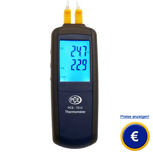 Hier sehen Sie das Thermometer PCE-T312
