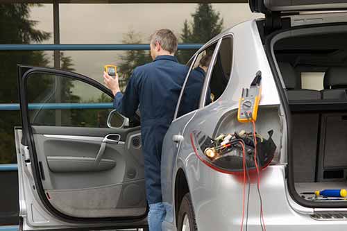 TRMS Multimeter FLUKE 233 bei der Inspektion