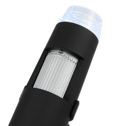 Vergrößerungsregler am USB-Mikroskop