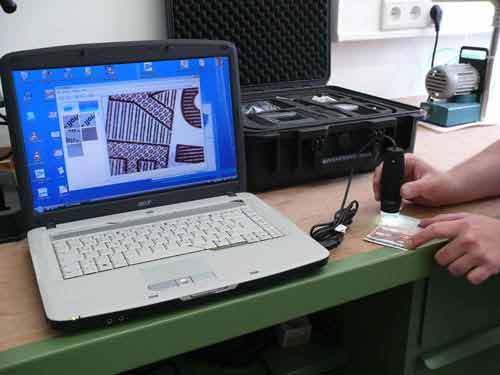 Anwendungsbeispiel f�r das PC - Mikroskop PCE-MM 200