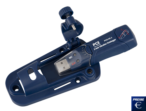 Vibrations-Datenlogger PCE-VD 3