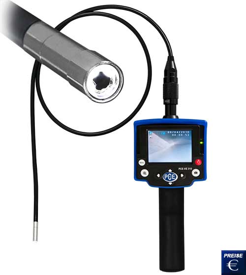 Flexibles Videoendoskop mit kleinem Durchmesser, LCD-Monitor und Speicherfunktion