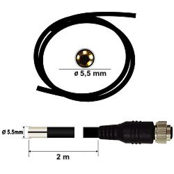 Der Schlauchdurchmesser vom Videoscope ist nur 5,5 mm
