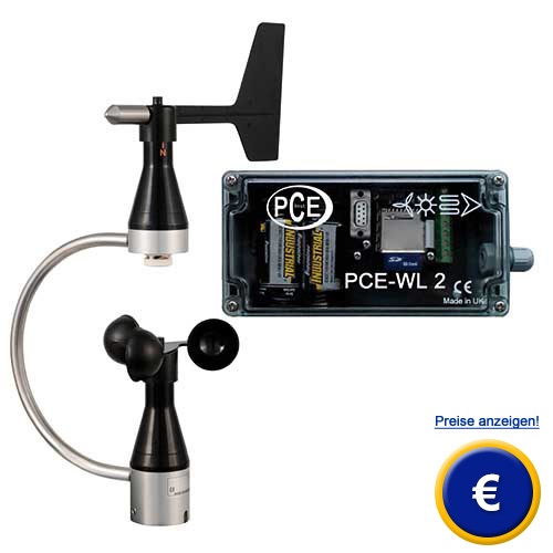 Mehr zum Windenergie Logger PCE-WL 2