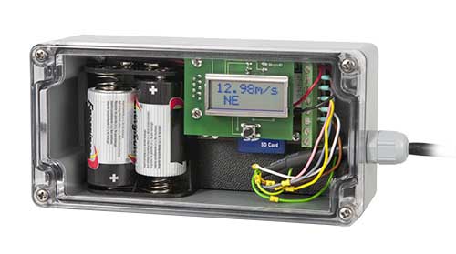 Display im Windenergie Logger