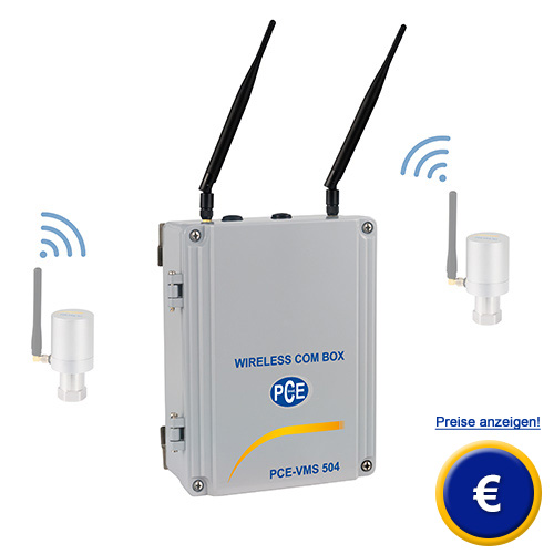 Weitere Informationen zum Wireless Schwingungs-berwachungssystem PCE-VMS 504