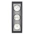 Analoge Barometer aus Buche anthrazit / Aluminium