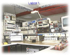 Alle Geräte des Bereiches elektrische Messtechnik sind im Labor rekalibrierbar.