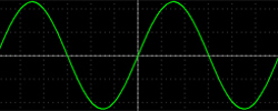 Sinusspannung von Funktionsgeneratoren