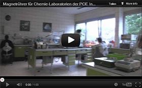 Video Magnetrührer im Labor