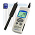 Hygrometer für relative Feuchtigkeit u. Temperatur, interner Messwertspeicher über SD-Speicherkarte.