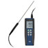 genaues Thermometer mit wählbaren Pt100-Fühlern, USB-Schnittstelle und Software