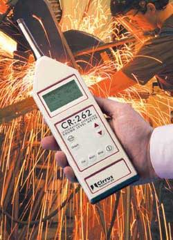 Anwendungsbeispiel des Lärmpegelmessgerät CR-262