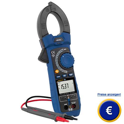 Datenblatt zum Zangenmultimeter PCE-HVAC 6