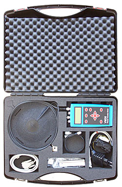 Ganzkörper-Messkoffer des Human-Vibrationsmessgerätes VM-30-WB