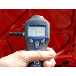 Hier sehen Sie das Motor- Drehzahl- Testgerät in der Anwendung