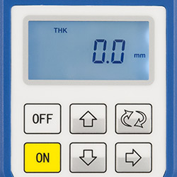 Wandstärkenmessgerät misst keine Materialdicke