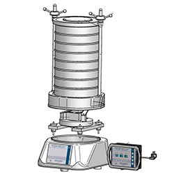 Lieferumfang zur Analysensiebmaschine EML 315 digital plus T