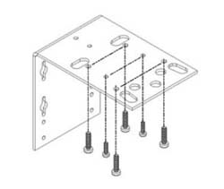 Wandhalterung der Membrandosierpumpe Liquiport Serie