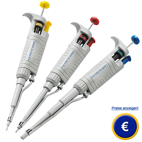 Hier sehen Sie die Mikroliterpipette PCE-PIP Serie