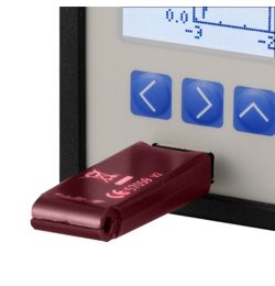 Der USB-Port des analogen Schreibers