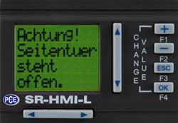 Individuelle Fehlermeldung auf dem LCD-Display des Logikmoduls