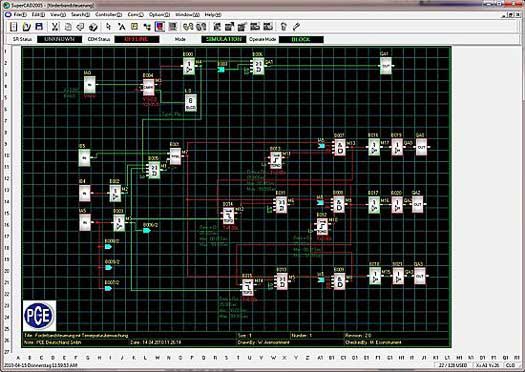 Die Software SuperCAD zum Logikmodul