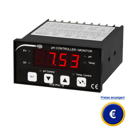 Der pH-Prozessregler PCE-PHC 10