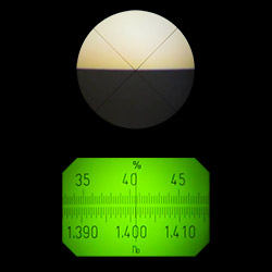 Abbe-Refraktometer Durchsicht PCE-ABBE-REF-2