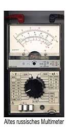 Altes analoges Zeigermultimeter