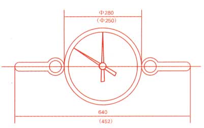 Dimensionen vom analogen Dynamometer