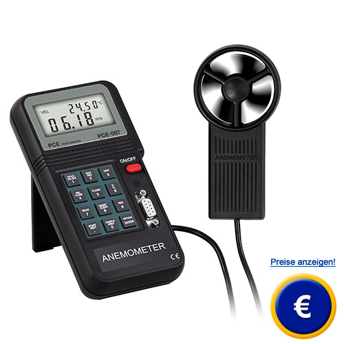 Anemometer mit Speicher PCE-007