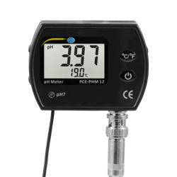 Display zum Aquarium pH-Meter PCE-PHM 12