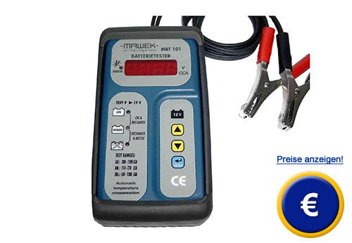Batterietester MBT 101 fr 12 V Starterbatterien