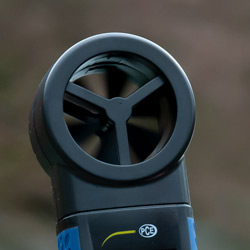 Flgelrad vom Flgelradanemometer mit Bluetooth