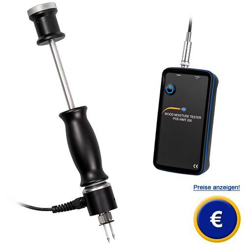 Hier finden Sie weitere Informationen zum Bluetooth Holzfeuchtemesser PCE-WMT 200