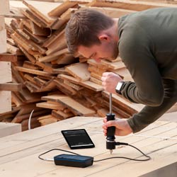 Alles zum Bluetooth Holzfeuchtemesser PCE-WMT 200