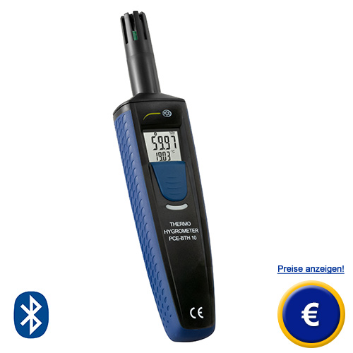 Alles zum Bluetooth-Hygrometer PCE-BTH 10