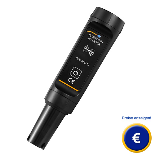 Hier finden Sie weitere Informationen zum Bluetooth pH-Meter PCE-PHB 10