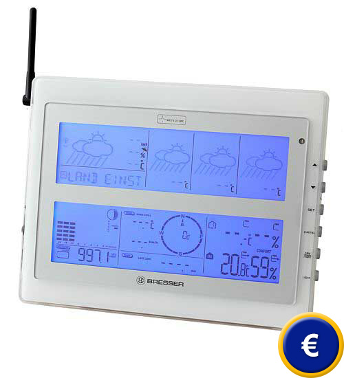 Die DCF-Funk-Wetterstation 4CastPC mit 4-Tage-Wettervorhersage