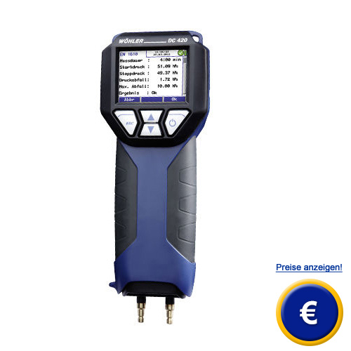 Dichtheitsprüfset für Abwasserleitungen DC 420
